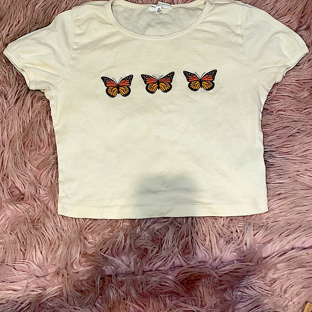 Butterfly shirt!